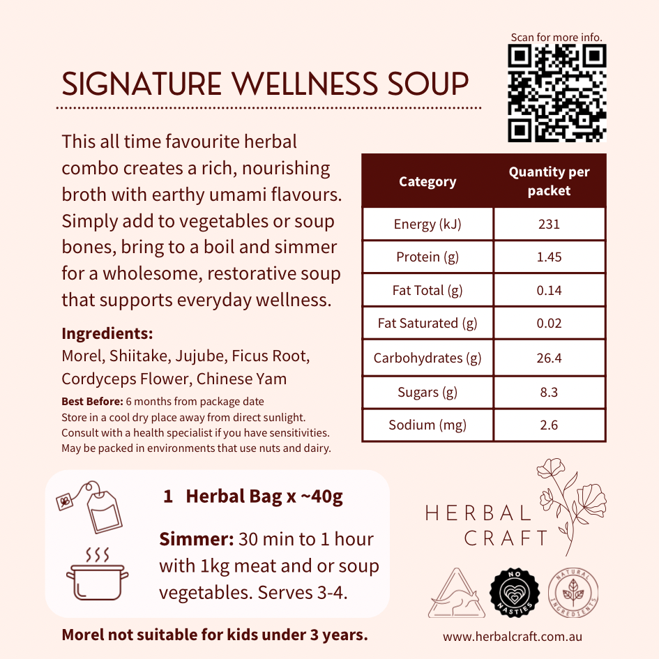 Signature Wellness Soup - Herbal Craft