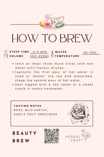 Beauty Brew - Tea Blend - Herbal Craft