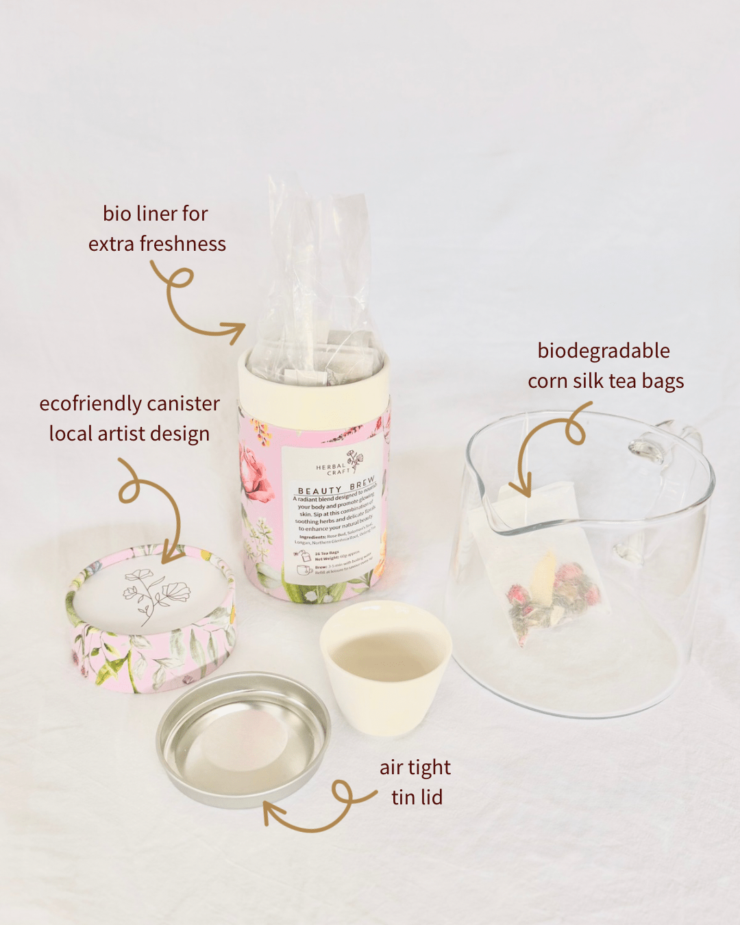 Beauty Brew - Tea Blend - Herbal Craft