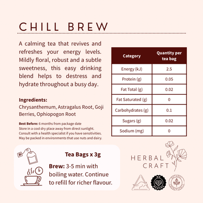 Chill Brew - Tea Blend - Herbal Craft