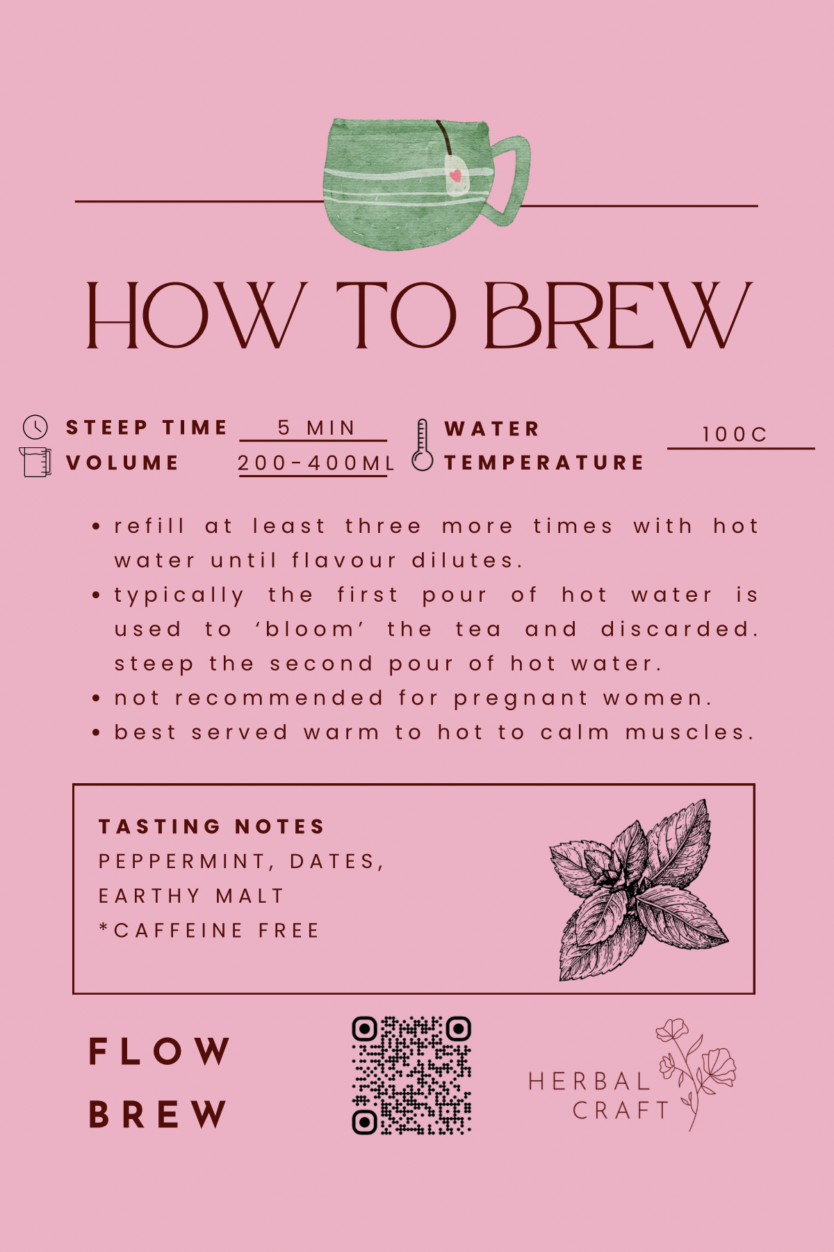 Flow Brew - Tea Blend - Herbal Craft