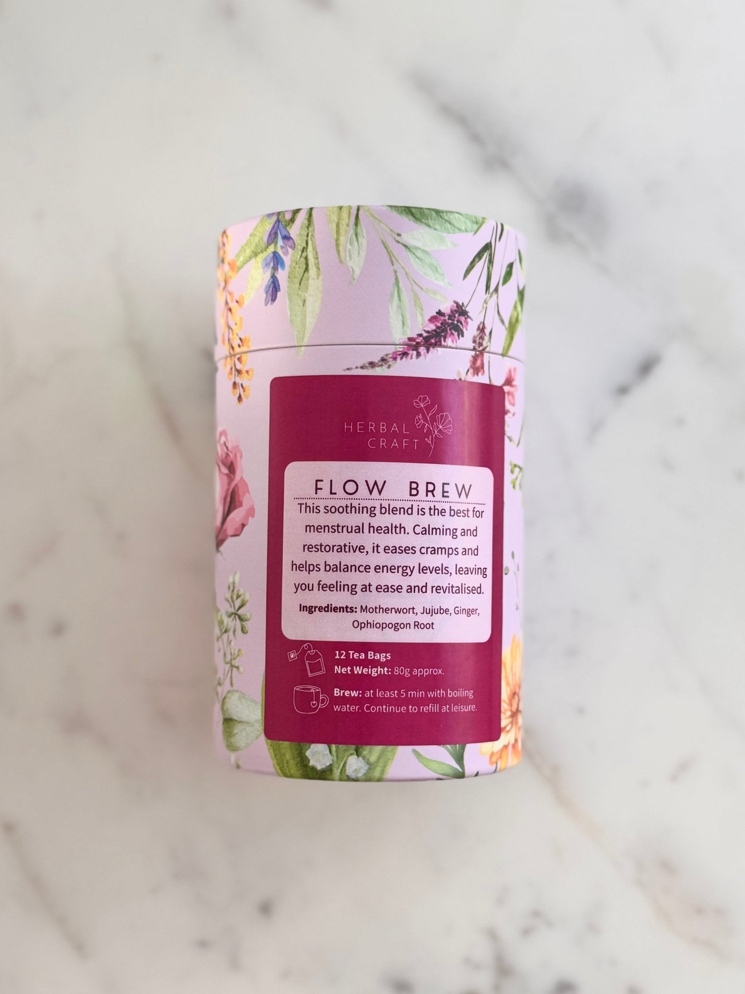 Flow Brew | Herbal Craft Tea for Period Cramp Relief and Women’s Health