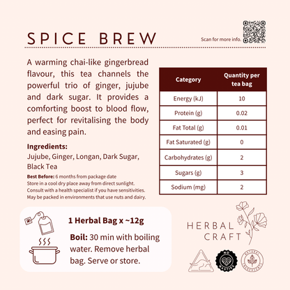 Spice Brew - Tea Sampler - Herbal Craft